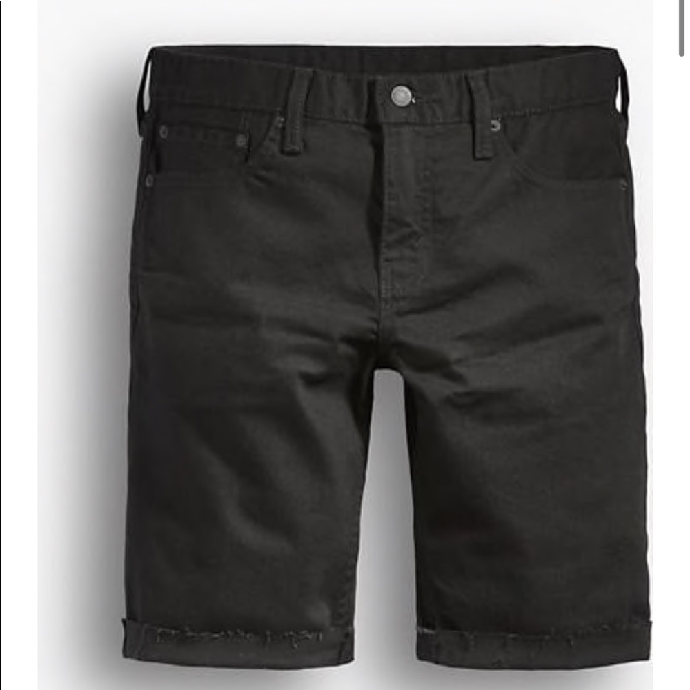Unworn Levi’s 511 Black Denim Shorts